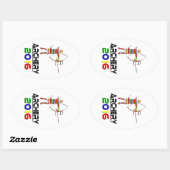 Sticker Ovale 2016 : Tir à l'arc (Feuille)