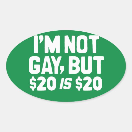 STICKER OVALE 20 IS 20 (Devant)