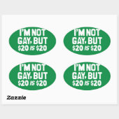 STICKER OVALE 20 IS 20 (Feuille)