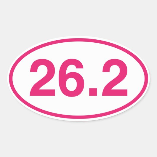STICKER OVALE 26.2 (Devant)