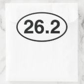 STICKER OVALE 26.2 (Sac)