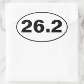 STICKER OVALE 26.2 (Sac)