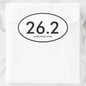 Sticker Ovale 26.2 Marathon (Sac)