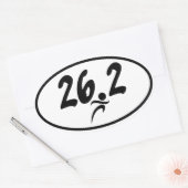 Sticker Ovale 26,2 marathon (Enveloppe)