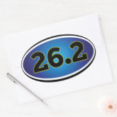Sticker Ovale 26,2 Marathon (Enveloppe)
