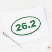 Sticker Ovale 26,2 Vert (Enveloppe)