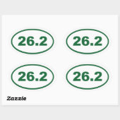 Sticker Ovale 26,2 Vert (Feuille)