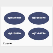 STICKER OVALE 2QT2BSTR8 (Feuille)