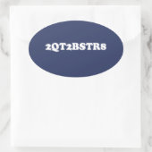 STICKER OVALE 2QT2BSTR8 (Sac)