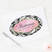 Sticker Ovale 311 Bodacious Lavish Boutique Leopard Spots (Enveloppe)