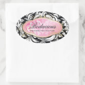 Sticker Ovale 311 Bodacious Lavish Boutique Leopard Spots (Sac)
