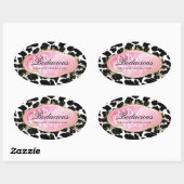 Sticker Ovale 311 Boutique Bodacious Leopard Spots (Feuille)
