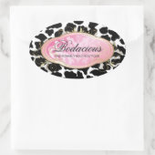 Sticker Ovale 311 Boutique Bodacious Leopard Spots (Sac)