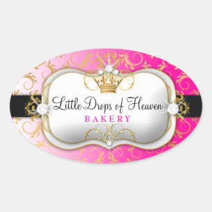 Sticker Ovale 311 Ciao Bella Golden Divine Rose