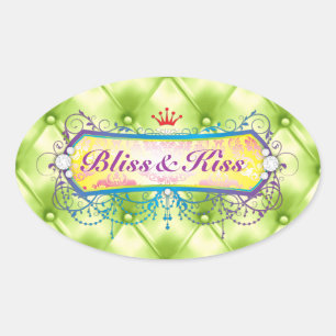 Sticker Ovale 311 Tropical Bliss Lime Tuft