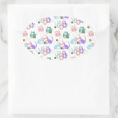 Sticker Ovale 3 Tricot Little Kittens ! (Sac)