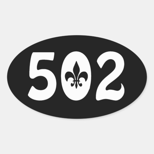 STICKER OVALE 502 (Devant)