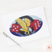 Sticker Ovale 506e Parachute Infantry Régiment (Enveloppe)