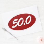STICKER OVALE 50.0 (Enveloppe)