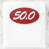 STICKER OVALE 50.0 (Sac)