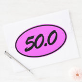 STICKER OVALE 50.0 (Enveloppe)