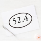 STICKER OVALE 52.4 (Enveloppe)