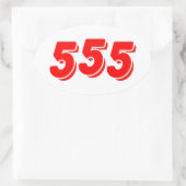STICKER OVALE 555 (Sac)