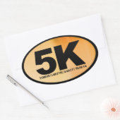 STICKER OVALE 5 K (Enveloppe)