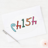 STICKER OVALE 64154 (Enveloppe)