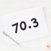 STICKER OVALE 70.3 (Enveloppe)