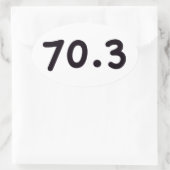 STICKER OVALE 70.3 (Sac)