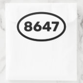 STICKER OVALE 8647 (Sac)