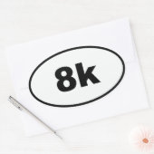 Sticker Ovale 8 k (Enveloppe)