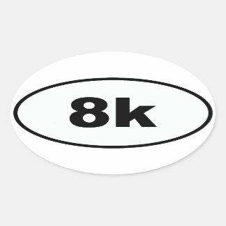 Sticker Ovale 8 k