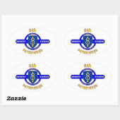 STICKER OVALE 8E DIVISION D'INFANTERIE "PATHFINDER" (Feuille)