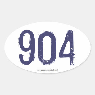 Sticker Ovale 904 - Représentez dans Jax !