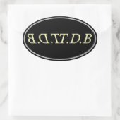 Sticker Ovale a (Sac)