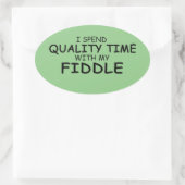 Sticker ovale à étrier à temps de qualité (Sac)