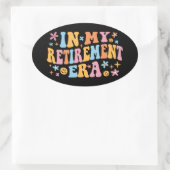 Sticker Ovale A L'Ère De La Retraite I (Sac)