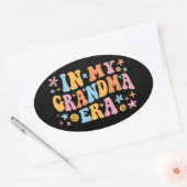 Sticker Ovale A l'ère de ma grand-mère I (Enveloppe)