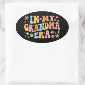 Sticker Ovale A l'ère de ma grand-mère I (Sac)