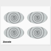 Sticker Ovale A sPIral sur Pi Cliquez sur Personnaliser Changer  (Feuille)