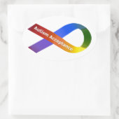 Sticker Ovale Acceptation de l'autisme (Sac)