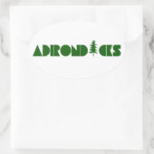 Sticker Ovale Adirondacks (Sac)