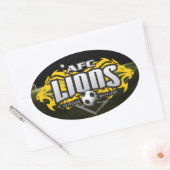 Sticker Ovale AFC Lions oval decal (Enveloppe)