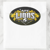 Sticker Ovale AFC Lions oval decal (Sac)