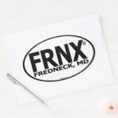 STICKER OVALE AFFICHAGE FRNX (Enveloppe)