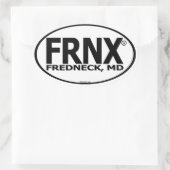 STICKER OVALE AFFICHAGE FRNX (Sac)