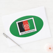 Sticker Ovale Afghanistan (Enveloppe)