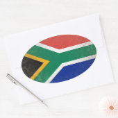Sticker Ovale Afrique du Sud (Enveloppe)